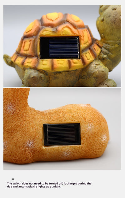 Lámpara Solar Decorativa con Forma de Animal para Jardín - Image 17