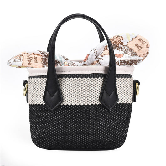Bolsa Tejida de un Solo Hombro con Diseño Bucket - Image 6