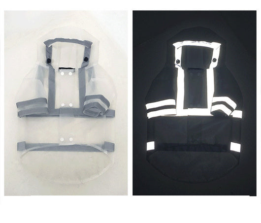 Impermeable Reflectante Transparente para Perros - Image 11