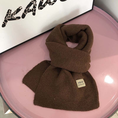 Bufanda Tejida Suave en Colores Lisos - Abrigo Versátil para Mujer - Image 2