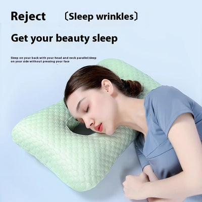 Almohada Ergonómica para Dormir Profundo sin Presión en los Oídos - Image 5