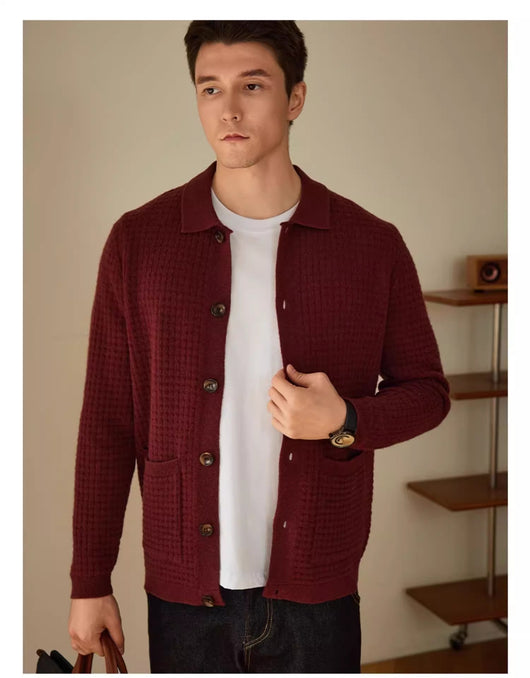 Suéter de Lana Pura para Hombre - Comodidad y Calidez - Image 14