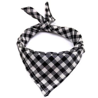 Pañuelo Triangular de Algodón a Cuadros para Perros y Gatos - Image 16