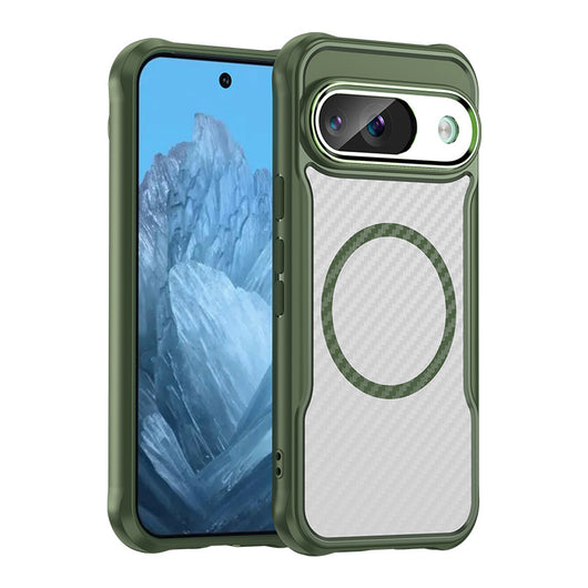 Funda Magnética de Fibra de Carbono Transparente para Celular - Image 7