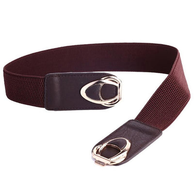 Cinturón Ancho de Cuero PU Elástico para Mujer - Image 16