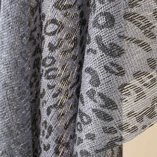 Chal Estola Leopardo con Borlas - Diseño Elegante y Versátil - Image 20
