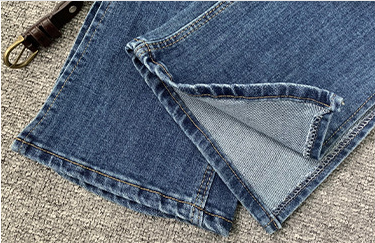 Jeans Acampanados Cintura Alta con Abertura Lateral para Mujer - Image 15