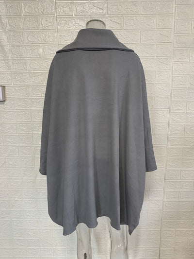 Abrigo Trench Suelto con Botón Único para Mujer - Image 16