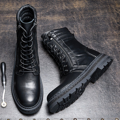 Botas Martin Retro Británicas para Hombre - Estilo Clásico de Caña Alta - Image 7