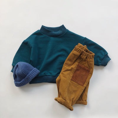 Buzo Cuello Alto Infantil Abrigo Grueso para Invierno - Image 9