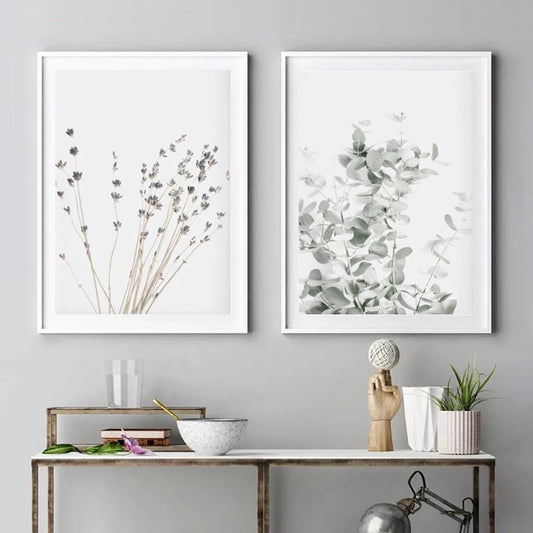 Cuadro Decorativo Nórdico Minimalista - Lienzo Artístico de Pared