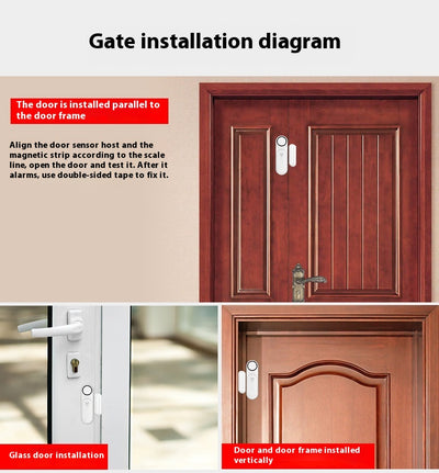 Alarma de Seguridad para Puertas y Ventanas con Red Protectora - Image 17