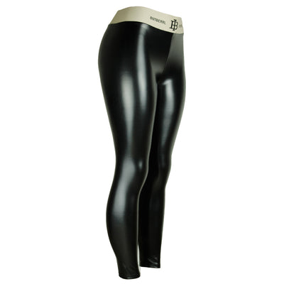 Pantalón de Cuero PU con Cinturón de Letras - Talla Grande - Image 18