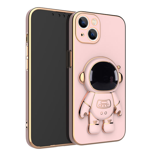 Funda Protectora con Lente de Película y Soporte Electropulido para Celular - Image 11