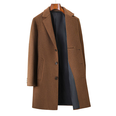 Abrigo Tipo Trinchera de Lana para Hombre - Estilo Ejecutivo - Image 10
