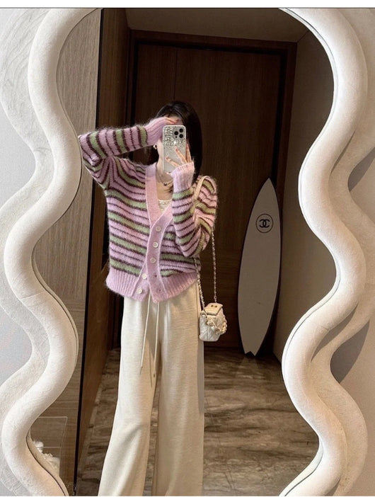 Cardigan de Lana Haima Premium - Suéter Tejido de Lujo - Image 21