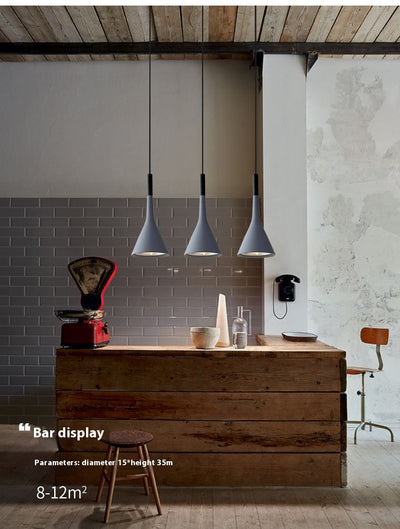 Lámpara Colgante Minimalista Nórdica de Aluminio para Restaurante y Bar - Image 16
