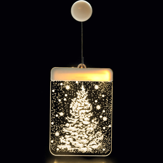 Luces Navideñas LED USB con Diseño 3D - Decoración Colgante con Renos y Campanas - Image 13