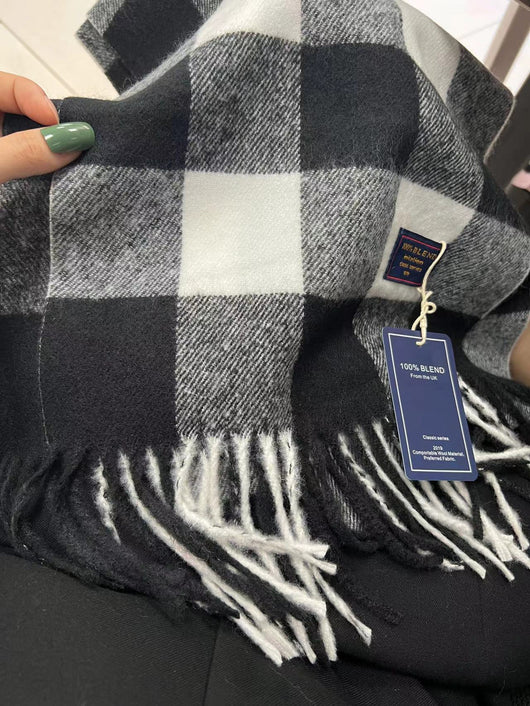 Bufanda Cuadros Lujo Cashmere Unisex - Image 21