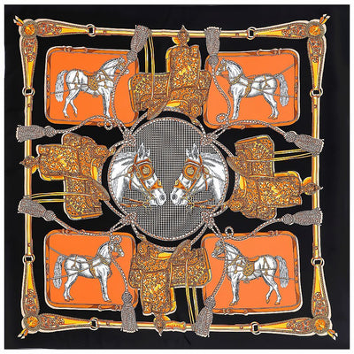 Pañuelo Cuadrado Grande Decorativo - Fulares Versátiles con Estampado - Image 6