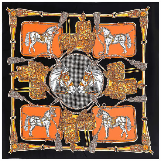 Pañuelo Cuadrado Grande Decorativo - Fulares Versátiles con Estampado - Image 6