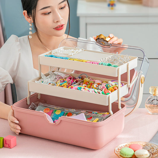 Organizador de Accesorios para el Cabello Infantil con Caja de Almacenamiento