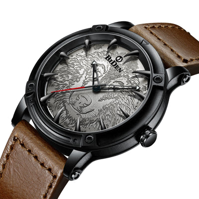 Reloj de Pulsera Casual para Hombre con Correa Sólida y Movimiento de Cuarzo - Image 3