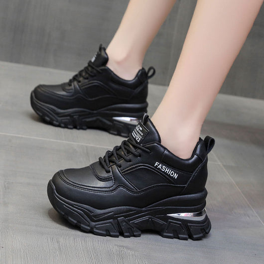 Zapatillas Deportivas Mujer Invierno con Forro Polar y Aumento de Altura - Image 8