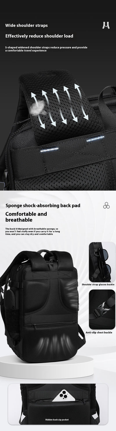 Mochila Multifuncional para Hombre - Viajes Cortos y Aventuras - Image 14
