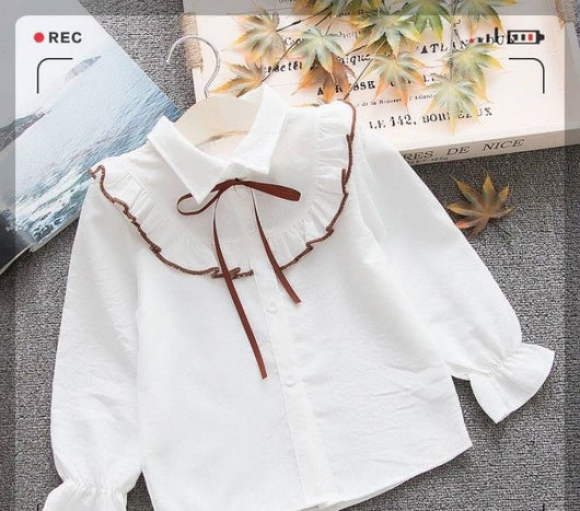 Camisa Infantil a Rayas con Cuello Solapa - Primavera y Otoño - Image 5