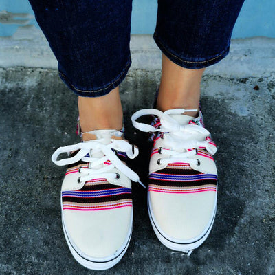 Zapatos Planos Casuales Estilo Étnico Europeo y Americano - Image 3