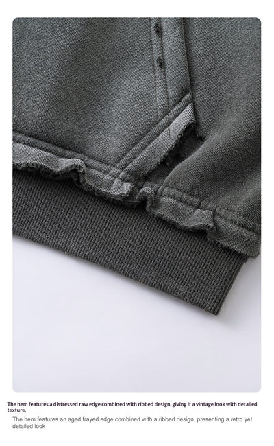 Sudadera Estilo Cardigan con Cierre y Diseño Roto - Image 28