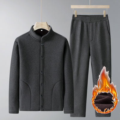 Traje Deportivo de Terciopelo Talla Grande para Hombre - Image 6