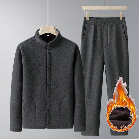Traje Deportivo de Terciopelo Talla Grande para Hombre - Image 6