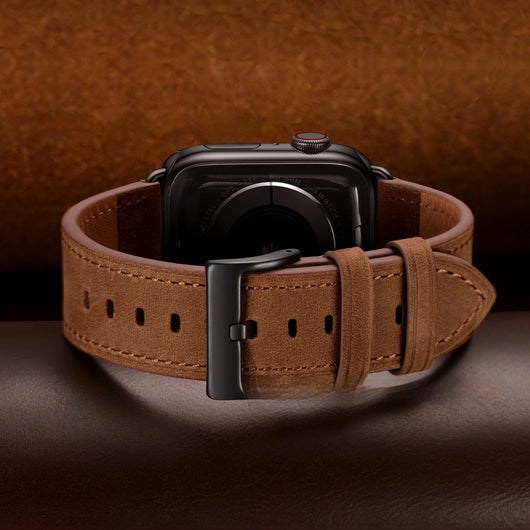 Correa de Reloj Inteligente en Cuero Premium de Capa Superior - Image 3