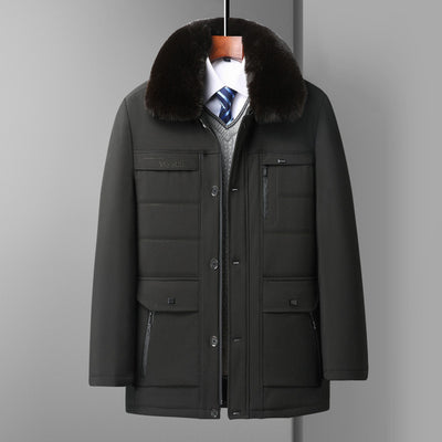 Chaqueta de Lana de Cordero para Hombre Maduro - Image 6