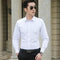 Camisa Blanca Manga Larga Slim Fit para Hombre - Versátil y Elegante