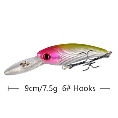 Señuelos Biomimético de 10 Colores - Plástico Duro Premium para Pesca - Image 35