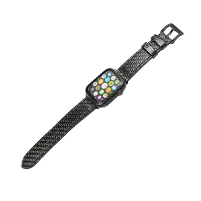 Correa de Cuero Genuino con Fibra de Carbono para Huawei Watch2 Sports - Image 10