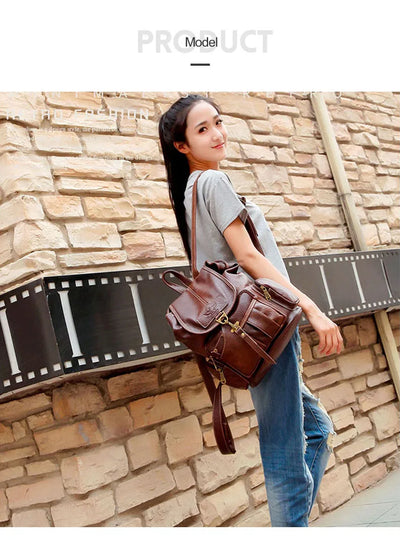 Mochila Retro para Mujer - Diseño Moderno y Funcional - Image 14