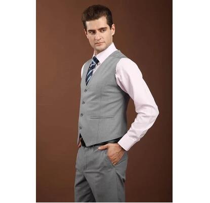 Chaleco de Traje Slim Fit Hombre Estilo Británico - Image 6