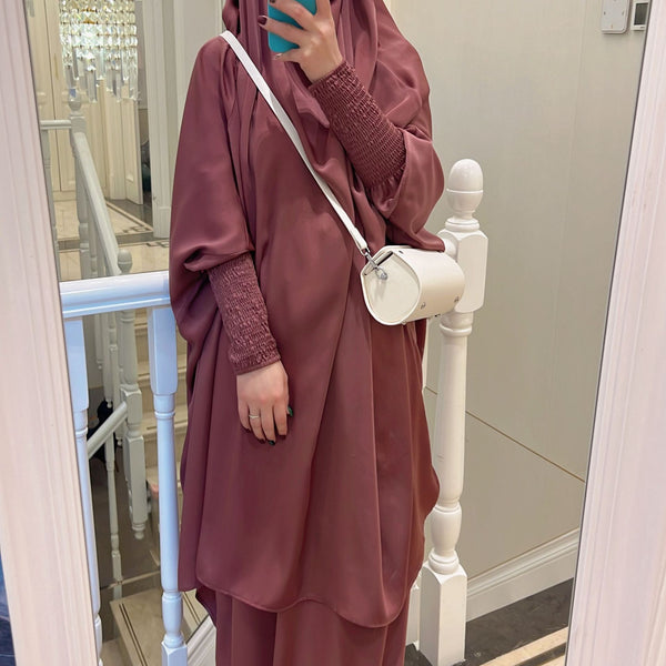 Vestido Camisero Oversize de Color Sólido para Uso Diario