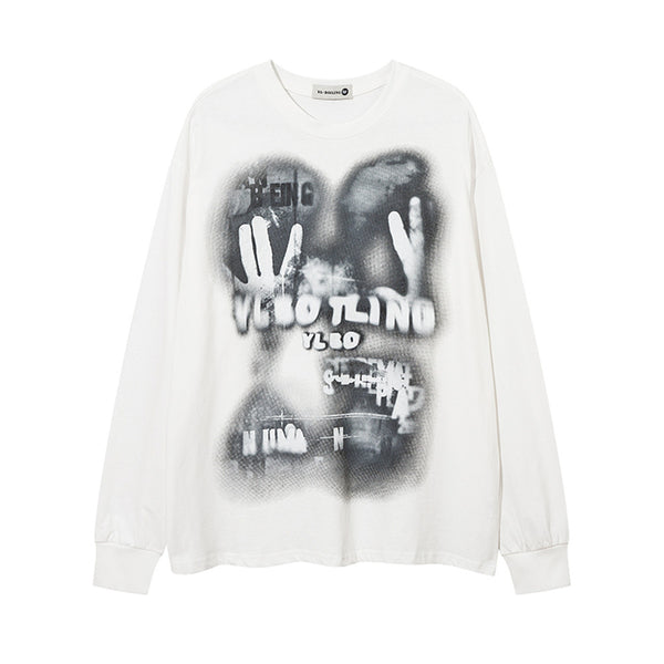 Playera Estampada con Patrón Abstracto para Hombre