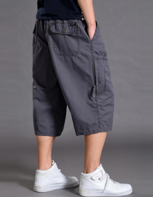 Pantalones Cortos Deportivos Holgados para Hombre Talla Grande - Image 16