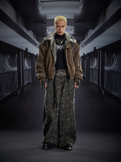 Pantalones Anchos Estampado Leopardo American Street - Image 5