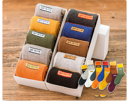 Calcetines Largos de Lana Pura para Hombre - Tubo Grueso con Forro Térmico para Invierno - Image 14