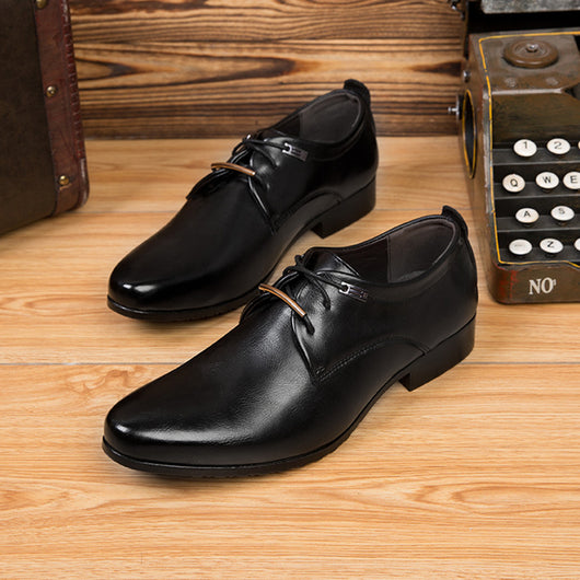Zapatos de Cuero Británico para Hombre - Elegancia Formal y Comodidad Diaria - Image 3
