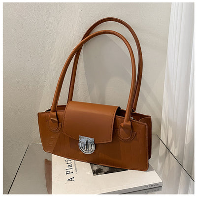 Bolso Cuadrado Pequeño Estilo Occidental con Contraste de Colores - Image 25