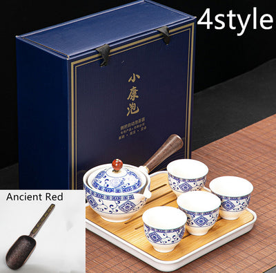 Juego de Té Xiaoyao con Tetera Giratoria 360° - Image 28