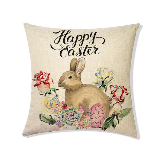 Almohada Decorativa de Lino para Pascua - Sofá y Dormitorio - Image 4